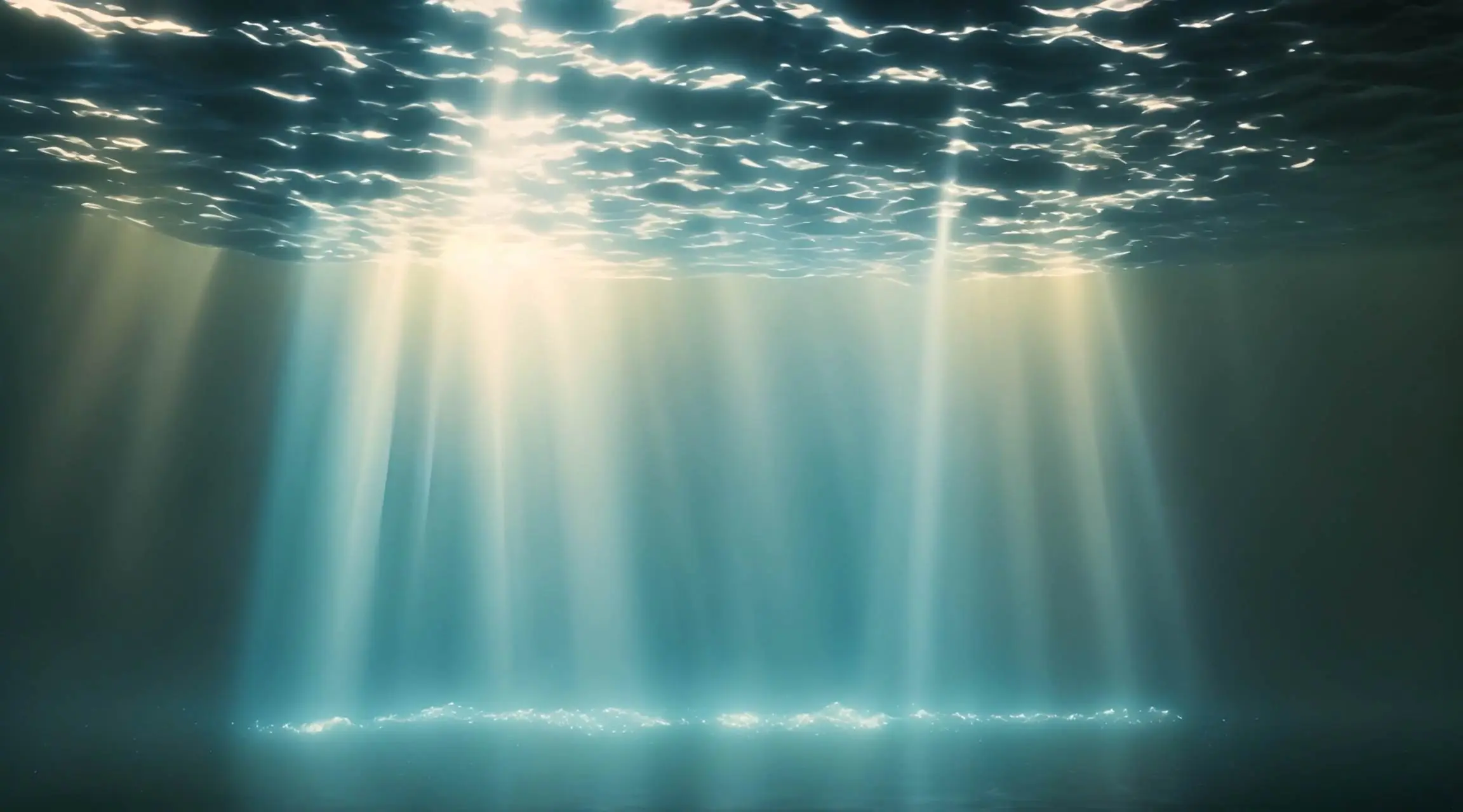 Oceanic Light Beams Stock Video Backdrop